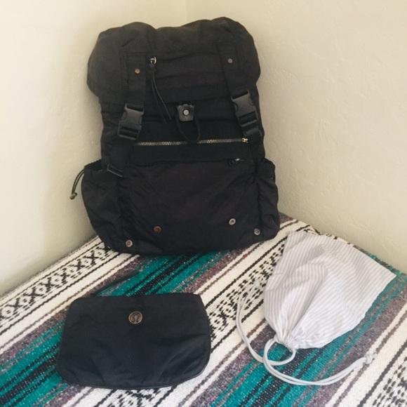 lululemon athletica Handbags - Lululemon Traveling Yogini Rucksack Backpack